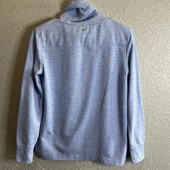 Vineyard Vines size XXS Blue funnel neck pullover - Picture 4 of 6